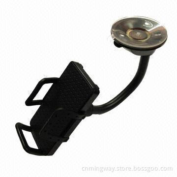 Car Suction Stand Mount/Holder for iPhone/Mobile Phones, Made of ABS Material, Easy to Install